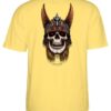 Camiseta Powell Peralta Andy Anderson Skull Amarillo