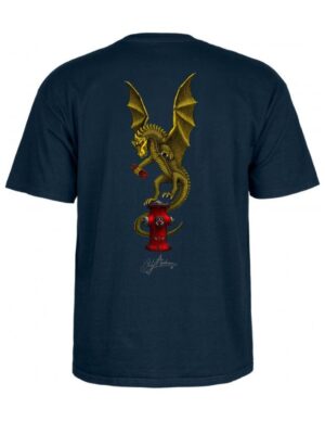 Camiseta Powell Peralta Andy Anderson Vajra Azul Marino Edición Limitada