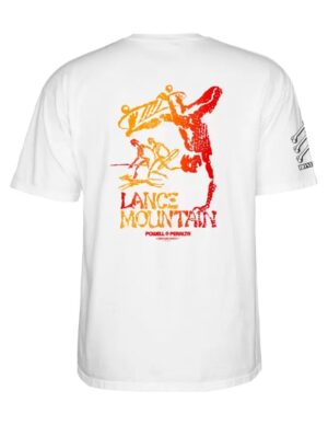 Camiseta Powell Peralta Bones Brigade Lance Mountain Serie 17 Blanca