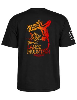 Camiseta Powell Peralta Bones Brigade Lance Mountain Serie 17 Negra