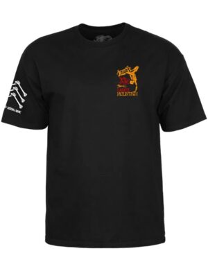 Camiseta Powell Peralta Bones Brigade Lance Mountain Serie 17 Negra