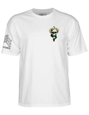 Camiseta Powell Peralta Bones Brigade Mike McGill Serie 17 Blanca