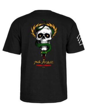 Camiseta Powell Peralta Bones Brigade Mike McGill Serie 17 Negra