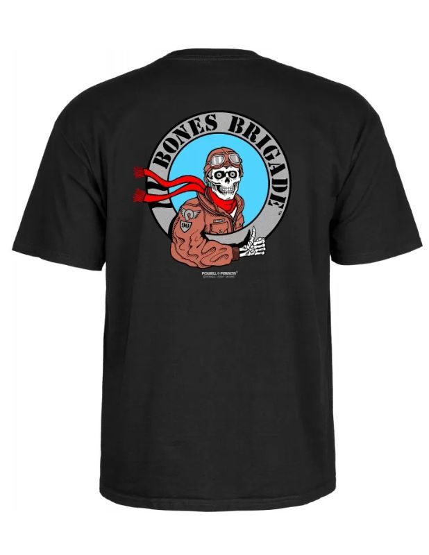Camiseta Powell Peralta Bones Brigade Ripper Pilot Black Silver Monark Supply 37,90 € Camiseta Powell Peralta Bones Brigade Ripper Pilot Black Silver