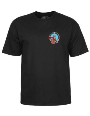 Camiseta Powell Peralta Bones Brigade Ripper Pilot Black Silver