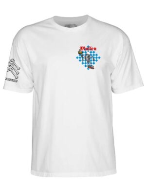 Camiseta Powell Peralta Bones Brigade Rodney Mullen Serie 17 Blanca