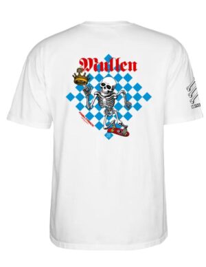 Camiseta Powell Peralta Bones Brigade Rodney Mullen Serie 17 Blanca