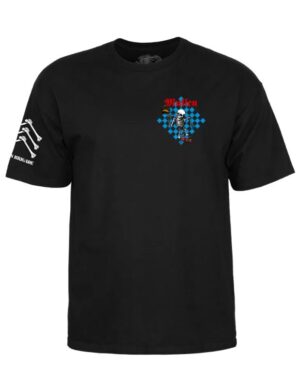 Camiseta Powell Peralta Bones Brigade Rodney Mullen Serie 17 Negra