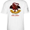 Camiseta Powell Peralta Bones Brigade Steve Caballero Serie 17 Blanca