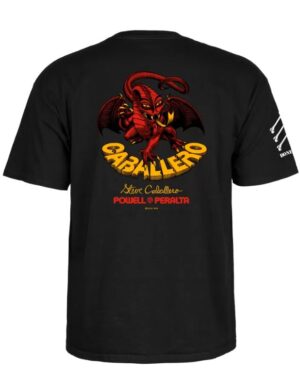 Camiseta Powell Peralta Bones Brigade Steve Caballero Serie 17 Negra