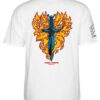 Camiseta Powell Peralta Bones Brigade Tommy Guerrero Serie 17 Blanca