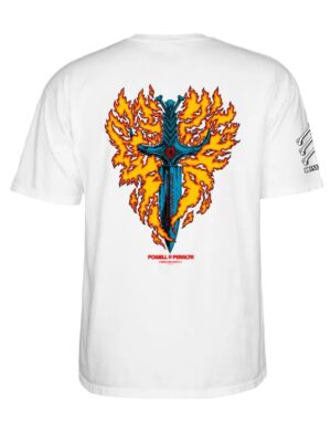 Camiseta Powell Peralta Bones Brigade Tommy Guerrero Serie 17 Blanca