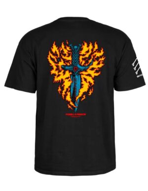 Camiseta Powell Peralta Bones Brigade Tommy Guerrero Serie 17 Negra