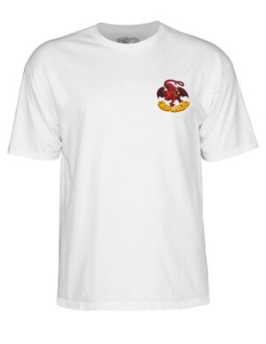 Camiseta Powell Peralta Cab Dragon II Blanca