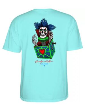 Camiseta Powell Peralta Chris Hiett Skull Azúl