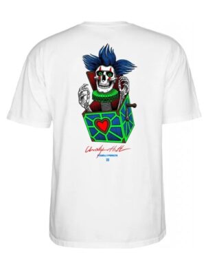 Camiseta Powell Peralta Chris Hiett Skull Blanca (2)