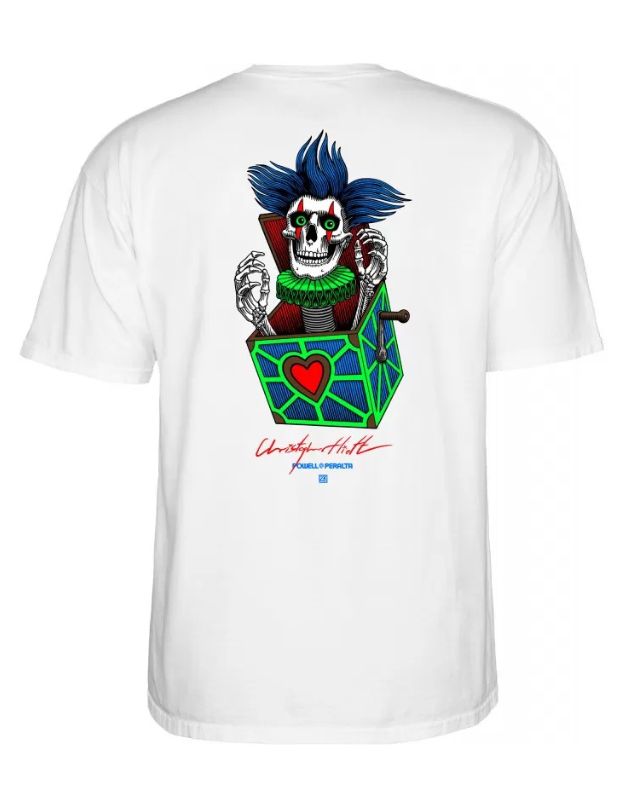 Camiseta Powell Peralta Chris Hiett Skull Blanca Monark Supply 37,90 € Camiseta Powell Peralta Chris Hiett Skull Blanca (2)