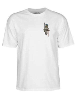 Camiseta Powell Peralta Dan Corrigan Chess Skulls Blanca