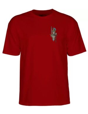 Camiseta Powell Peralta Dan Corrigan Chess Skulls Garnet
