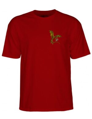 Camiseta Powell Peralta Dragons Logo Burgundy