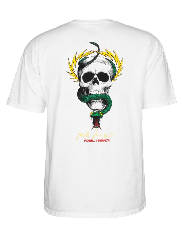 Camiseta Powell Peralta Mike McGill Skull & Snake Blanca Monark Supply 37,90 € Camiseta Powell Peralta Mike McGill Skull & Snake