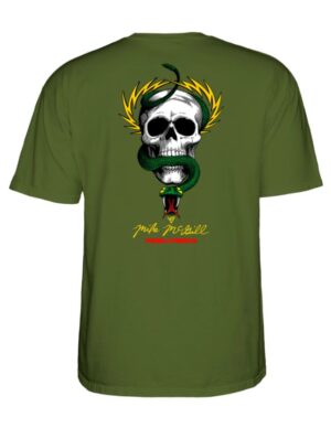 Camiseta Powell Peralta Mike McGill Skull & Snake verde