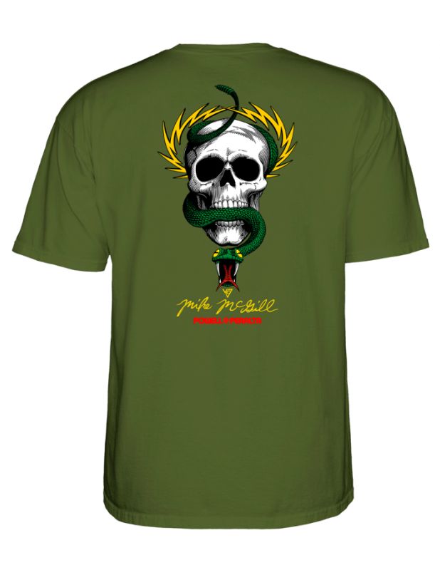 Camiseta Powell Peralta Mike McGill Skull & Snake Verde Militar Monark Supply 37,90 € Camiseta Powell Peralta Mike McGill Skull & Snake verde