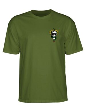 Camiseta Powell Peralta Mike McGill Skull & Snake verde militar