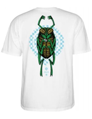 Camiseta Powell Peralta Mike Vallely Bug Blanca