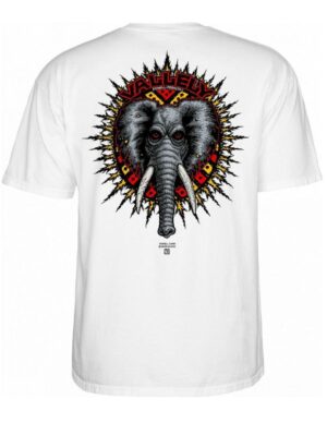 Camiseta Powell Peralta Mike Vallely Elephant II Blanca