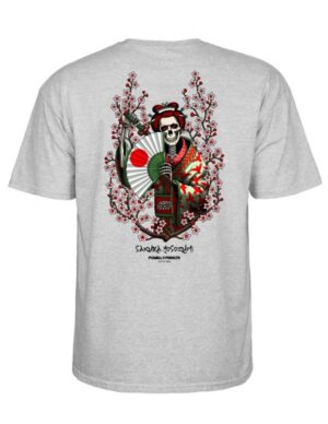 Camiseta Powell Peralta Sakura Yosozumi Samurai Gris
