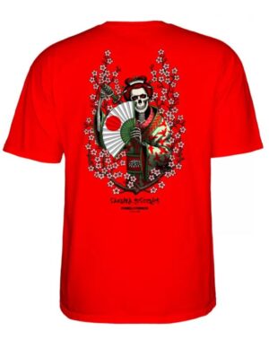 Camiseta Powell Peralta Sakura Yosozumi Samurai Rojo