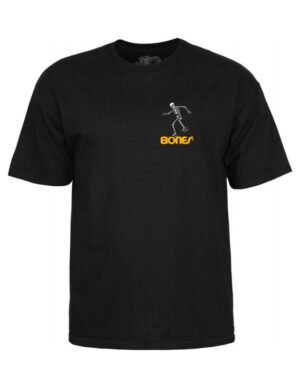 Camiseta Powell Peralta Skate Skeleton 3 negro