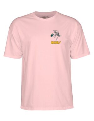 Camiseta Powell Peralta Skate Skeleton Light Pink