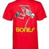 Camiseta Powell Peralta Skate Skeleton Rojo