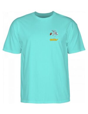 Camiseta Powell Peralta Skateboard Skeleton azul