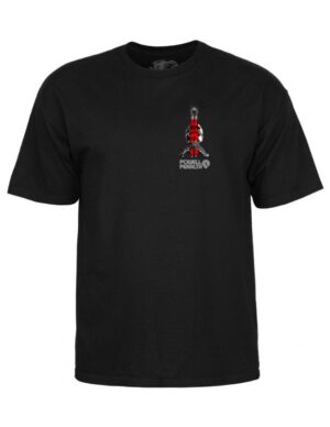 Camiseta Powell Peralta Skull & Nunchucks Bruce Lee Colab Negra