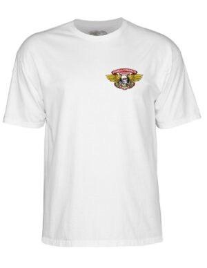 Camiseta Powell Peralta Winged Ripper Blanca