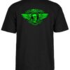 Camiseta Powell Peralta Winged Ripper Green Blacklight
