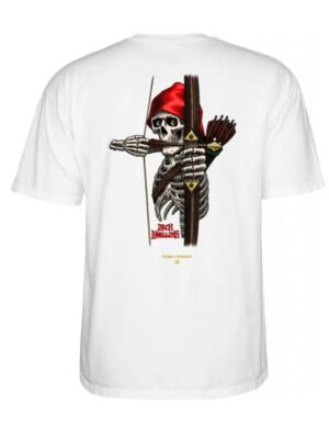 Camiseta Powell Peralta Zach Doelling Archer Blanca