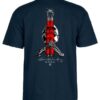 Camiseta Powell Petalta Skull & Nunchucks Bruce Lee Collab Navy