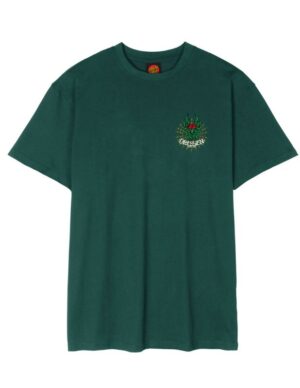 Camiseta Santa Cruz Dressen Roses Cross 2 Verde