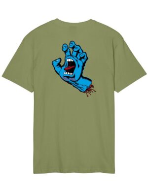 Camiseta Santa Cruz Screaming Hand Chest Iguana