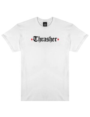 Camiseta Thrasher x Spitfire End Oath Blanco
