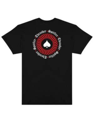 Camiseta Thrasher x Spitfire End Oath Negro