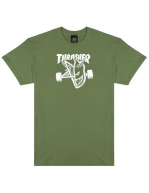 Camiseta Thrasher x Spitfire Thrash & Burn Military