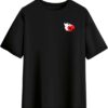 Camiseta manu chayms wheels negra delante foto 2