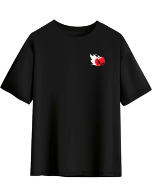 Camiseta manu chayms wheels negra delante foto 2