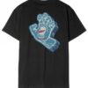 Camiseta santa cruz Screaming Foam Hnad Negra