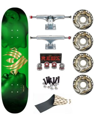 Completo Powell Peralta Flight Kiss Green Gold Foil 8 5